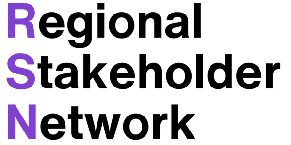 Logo with text that reads 'Regional Stakeholder Network'.