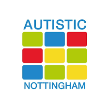 Logo with text that reads 'Autistic Nottingham'.